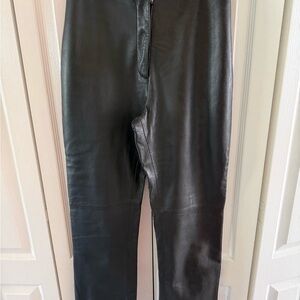 Black Leather Pants
